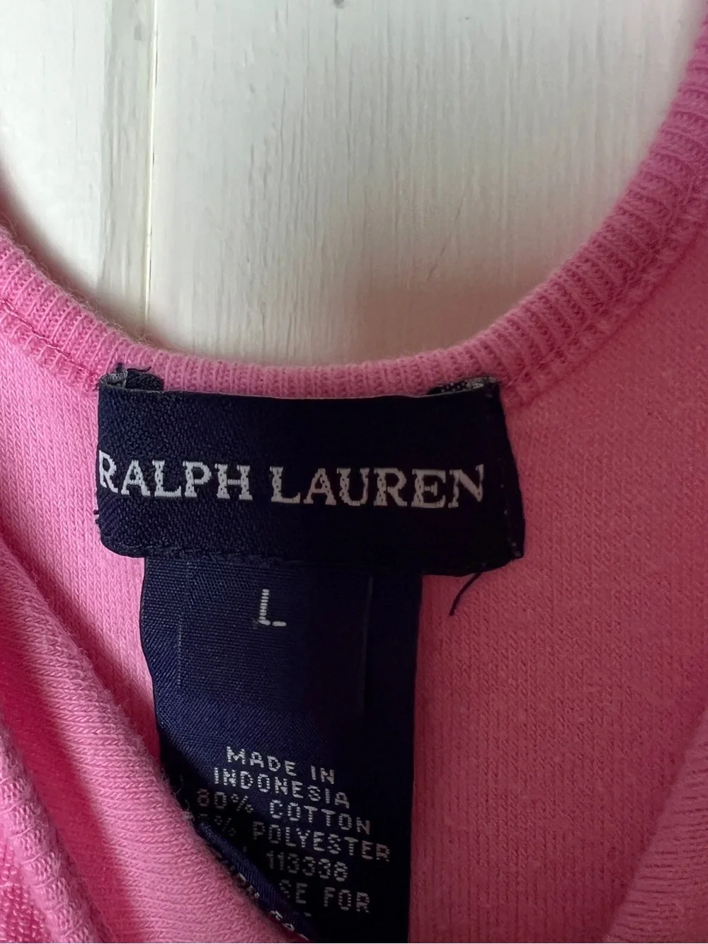 Ralph Lauren Pink Terry Cloth Ruffle Hem Swim Cover Up Dress -Girl’s size L